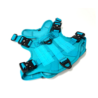 Gilet confortable de harnais de chien de maille de boucle en métal réglable résistant tactique personnalisé avec la pièce