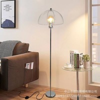 Lampe de sol et de table LED de style nordique du milieu du siècle, avec télécommande à intensité variable, design rétro créatif de luxe pour salon et chambre à coucher