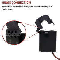 Sensor de corriente de abrazadera WiFi bidireccional inteligente 100A para medidor de energía solar fotovoltaica con monitor de potencia bidireccional 230V