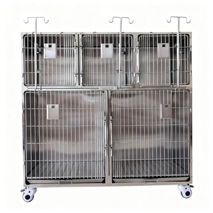 Equipamentos Veterinários Dispositivos Médicos para Animais de Estimação Gaiolas de Aço Inoxidável para Animais - Product Image 1