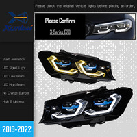 Bloc optique avant pour BMW Série 3 G20 2019-2026, style M en forme de cuillère, lentille bicolore DRL, pièce de lampe automobile pour modification et mise à niveau