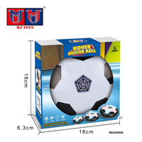 Ensemble de Football 3-en-1 Batterie Rechargeable USB Hockey Air Floating Electric Led Light Bumper Hover Soccer ball avec 2 buts