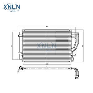 XINLIN AUTO PARTS Car AC Consenser para KIA Cerato Forte 2008-2013 97606-1M101 97606-1M100 personalizado - Product Image 5
