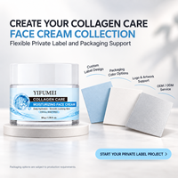 Crème Visage Hydratante au Collagène Effet Blanchissant Anti-Âge Correcteur Taches Brunes Raffermissante Éclaircissante Anti-Rides Marque Blanche 50ml