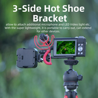 Support d'extension universel KingMa avec 3 ports pour griffe porte-accessoires et vis 3/8'' et 1/4'' pour appareils photo reflex numériques et accessoires DJI