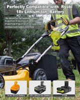 Ventilateur portable silencieux QIYUN 18V - Écologique, fonctionnant sur batterie avec port USB pour le camping en plein air, le chantier, la maison et le bureau