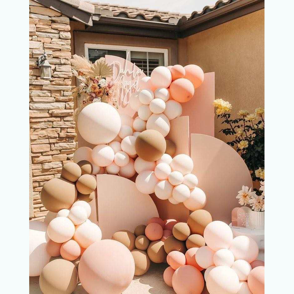 Пастельные воздушные шары в комплекте с арочной гирляндой, розовые латексные воздушные шары, гирлянда из балона на день рождения, украшения для дня рождения, свадьбы, вечеринки