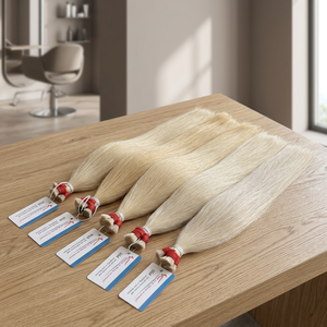 Cabello Humano Remy Virgen Vietnamita Premium Más Vendido Liso/Natural Ondulado Súper Doble Trama a Máquina - Product Image 1