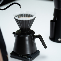 Peony Kaffeefilter-Tasse Ice Jade 60 Kaffeefilteraufsatz Luxus-Porzellan Umweltfreundliches Teekannen-Set Hitzebeständig Leicht zu Reinigen