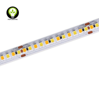 DC24V réglable LED bande Flexible double blanc CCT 2700-6500K 15 W/m USB connectivité télécommande commutateur cuivre corps IP20 évalué