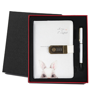 Agenda de sublimación personalizada, diarios de cuero, diario con cerradura - Product Image 5