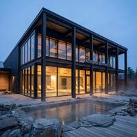 Bâtiment commercial en acier à plusieurs étages clé en main, personnalisé, pour projet de complexe hôtelier et spa de luxe