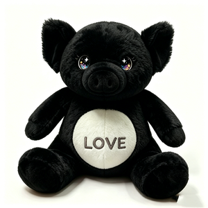 Peluche suave y esponjoso de husky, muñeco de peluche realista de husky, peluche de husky gris y blanco, peluche de husky sentado, juguete de peluche - Product Image 3