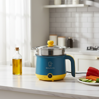 Petit appareil électroménager multifonctionnel de haute qualité, casserole électrique 1,8 L, poêle antiadhésive