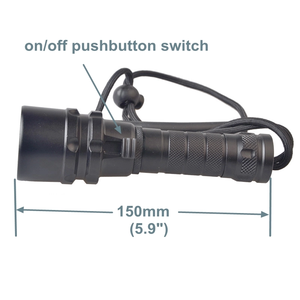 Профессиональный водонепроницаемый фонарик Archon, оборудование для подводного плавания под водой, 100 м - Product Image 4