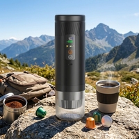 Cafetière portable à chargement rapide, chauffage rapide, grande capacité, alimentée par USB et batterie, pour usage extérieur, pique-nique, randonnée, camping