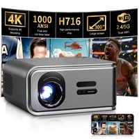 Proyector S11 Movie GTV, Versión Espejo LCD LED, Proyector Portátil Android 11, Cine en Casa, Video