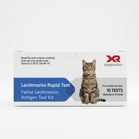 Kit de test rapide d'anticorps Leishmania Leish Ab pour diagnostic vétérinaire, cassette de diagnostic des maladies des animaux de compagnie pour cliniques vétérinaires et refuges pour chats