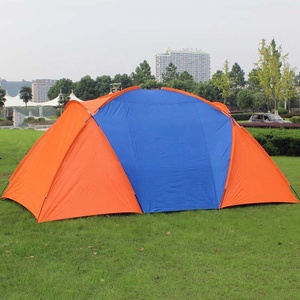 Vendita calda In Fibra di Vetro Pole 3-4 Persona 2 Camere Impermeabile Famiglia Tenda Da Campeggio - Product Image 4