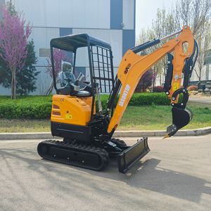 Miniexcavadora Jasontop de 1 tonelada, máquina excavadora de cadenas para uso en ingeniería agrícola - Product Image 1