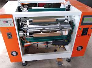 مبيعات ساخنة: آلة إعادة لف رقائق الألمنيوم ذات المحور المزدوج، مورد آلات إعادة لف ورق الخبز ورقائق الألمنيوم ولفائف التغليف القابلة للتمدد - Product Image 2