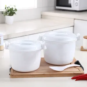 Customized size kitchen plastic microwave rice cooker