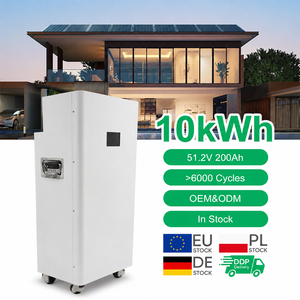 Batterie LiFePO4 hybride empilable de pointe 51,2 V 314 Ah 15 kWh 16 kWh sur pied pour stockage d'énergie domestique avec écran LCD - Product Image 3