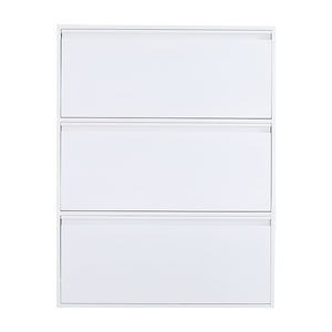 מכירה לוהטת בית מדפי נעליים סלון ריהוט פלדת נעל מדף ארון עם 3 שכבה נעל ארון - Product Image 3