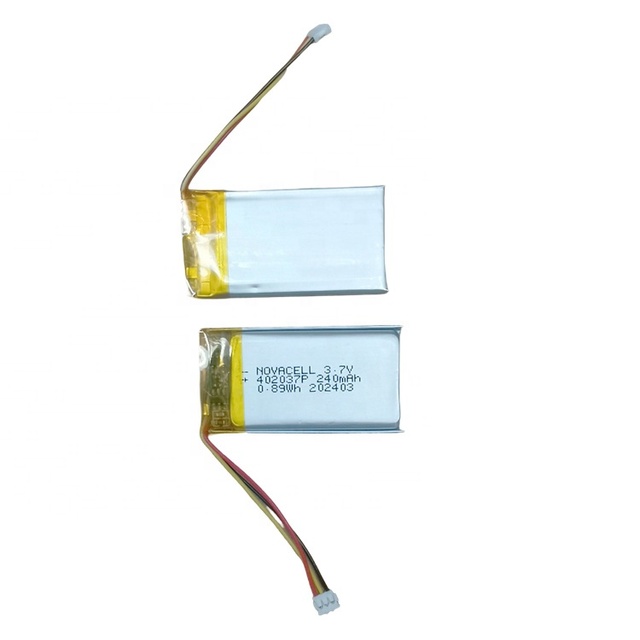 402037 502025 602030 702540 400mAh 500mAh 600mAh 700mAh 3.7V Lipo Polymer Rechargeable Battery for Smart Watch GPS Camera