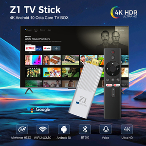 ทีวีสติ๊ก Z1 รุ่นใหม่ล่าสุด ปี 2026 แข็งแกร่ง ด้วยชิปประมวลผล Allwinner H313 Quad Core หน่วยความจำ 2/8GB รองรับ 2.4/5GHz บลูทูธ 5.0 และความละเอียด 6K/<span class=keywords><strong>4K</strong></span> - Product Image 4