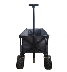 Chariot à main pliable réglable en acier pour enfants Transport populaire de camping et de plage avec chariot de plage personnalisable OEM à quatre roues - Product Image 4
