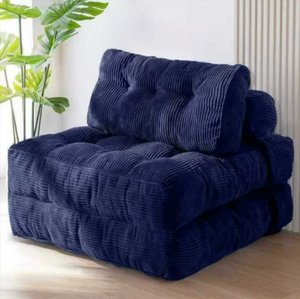 Canapé-<span class=keywords><strong>lit</strong></span> pliable moderne et durable pour petits appartements, design double usage offrant une assise confortable et une zone de <span class=keywords><strong>couchage</strong></span> spacieuse - Product Image 3