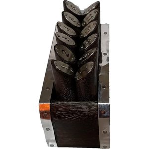 Ensemble Molkki indien fait à la main 13 pièces en bois traditionnel scandinave jeux de pelouse en plein air pour adultes enfants mallette de rangement complète - Product Image 4