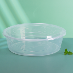 Contenitori Alimentari in <span class=keywords><strong>Plastica</strong></span> Monouso Riciclabili Vaschette Rotonde per Negozi <span class=keywords><strong>di</strong></span> Frutta Snack Bar Ristoranti - Product Image 5