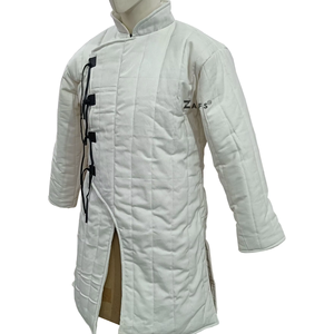 Traje de caballero medieval histórico Gambeson manga larga abrigo grueso acolchado Medieval - Product Image 1