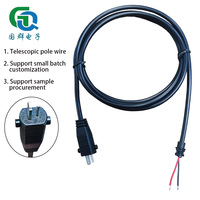 Cordon d'alimentation noir à 24642 noyaux, rallonge télescopique en cuivre pur PVC, personnalisation du traitement des câbles de meubles