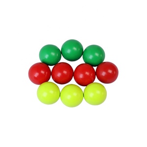 ZQURE Factory Direct Wooden Petanque Jack 30mm Colored Fluorescent Target Ball 10-Piece Set - Product Image 2