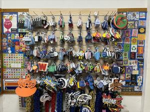 Collar con Colgante Unisex de los Lions, <span class=keywords><strong>EVA</strong></span>+ABS, Cadena Grande, Logotipo 3D de Espuma (8"x6") Detroit 32", para Fanáticos, Fiestas, Casual/Deportivo - Product Image 1