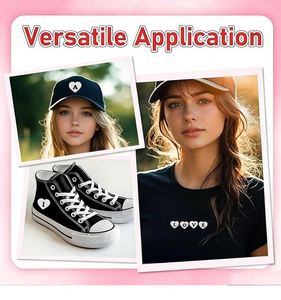 Nouvelles Écussons Brodés Thermocollants Miniatures Style Simple Cœur Coloré Lettres et Chiffres pour Vêtements, Chaussures, Chapeaux, Sacs et Accessoires - Product Image 2