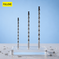 Foret à trous profonds en carbure monobloc personnalisé avec refroidissement interne, outils de perçage CNC pour métaux