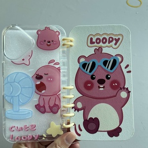 Hot New <span class=keywords><strong>2025</strong></span> thích hợp cho <span class=keywords><strong>Apple</strong></span> <span class=keywords><strong>iPhone</strong></span> 16 15 14 13 12 Pro Max sáng tạo gấu máy tính xách tay bảo vệ trường hợp lật đứng cuốn sách trường hợp điện thoại - Product Image 3