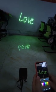 3 Wát Wifi điều khiển Laser Cube chiếu pin không dây PRO Android <span class=keywords><strong>App</strong></span> điện thoại di động RGB đầy đủ màu sắc 3D laser Cube ánh sáng chiếu - Product Image 5