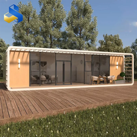 Maisons conteneurs modulaires de luxe préfabriquées de 40 pieds, capsules spatiales, hôtels modernes, camping mobile, capsules de couchage, cabines Apple