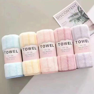 Coral Fleece Striped Face Towel 35x75cm Quick Dry Absorbent For Home Use Adult - Product Image 4