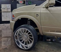 Jantes monobloc en alliage d'aluminium forgé KYKY, finition noir brillant, luxe pour SUV, jantes forgées KYKY