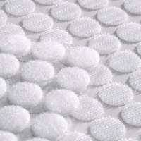 Cinta de Gancho y Bucle de Nylon Ecológica de Doble Cara Autoadhesiva con Forma Redonda para Zapatos, Bolsos y Prendas al por Mayor