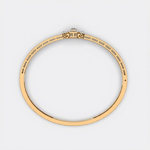 Pendientes de Diamantes Cultivados en Laboratorio con Esmeraldas |   Anillo Unisex de Oro Amarillo de 14K con Corte Esmeralda, Certificado por IGI - Product Image 1