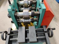 Machine de profilage de canaux de fixation pour serres en acier galvanisé, durable, pour canaux de fixation de film Poly Lock, avec moteur PLC, pour film et filet de serre