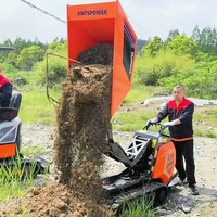 ANTSPOWER 2026 Schnelle Lieferung 600KG Diesel Hydraulischer Sensitiver Kraftbetriebener Minidumper – Heiß begehrter günstiger chinesischer Mini-Dumper