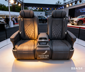 เบาะรถยนต์หนัง PU หรูหราแบบ VIP หมุนได้อัตโนมัติ สำหรับรถ MPV V Class Vito Sprinter SHANGHAO รุ่น Captain's - Product Image 1